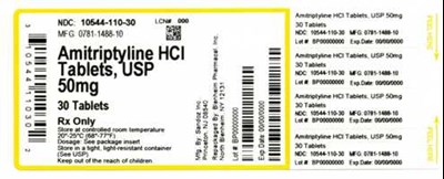 Bottle Label (10544 110 30   0781 1488 10)